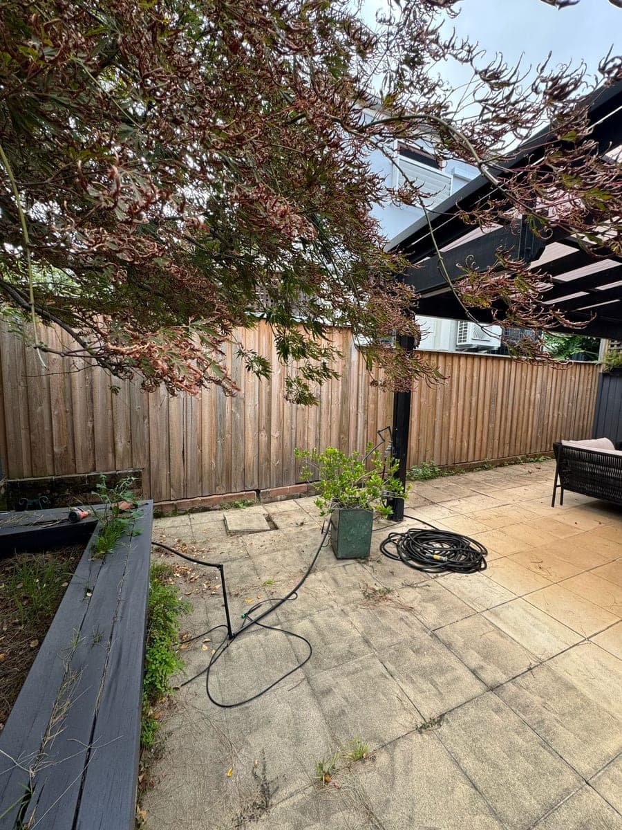 Enmore Backyard Makeover with Merbau Seating