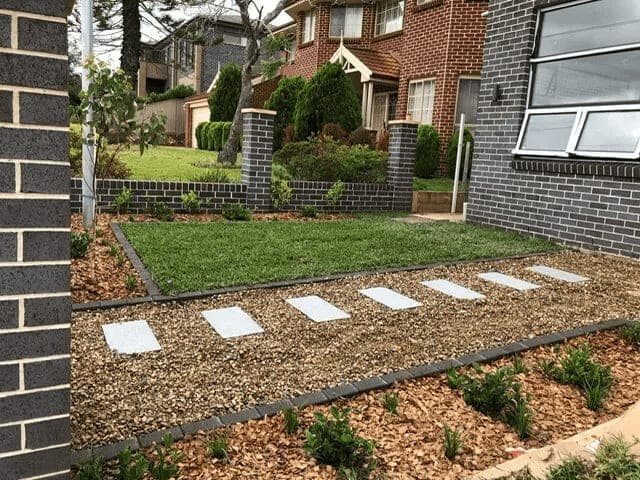 Nearby Marrickville landscape construction project relevant to Hurlstone Park