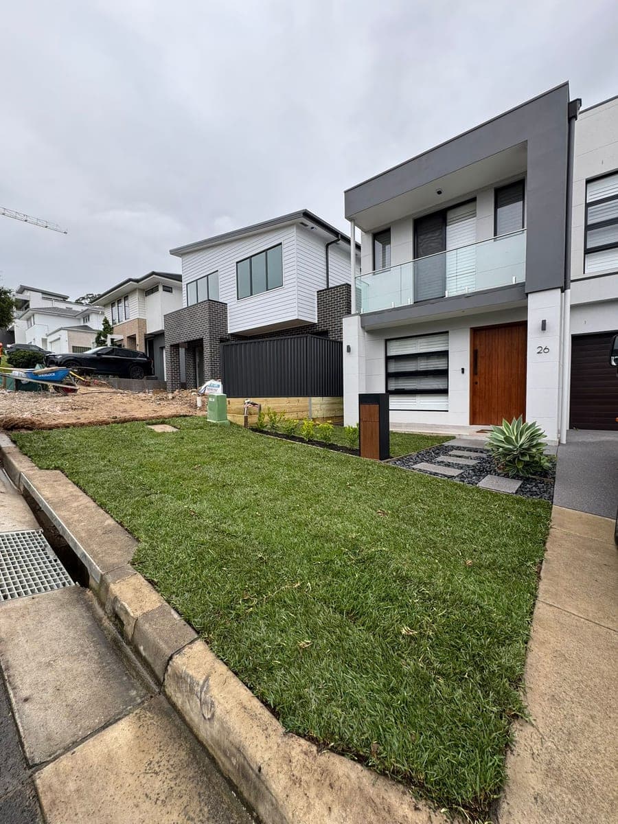 After - Front yard wide view transformation