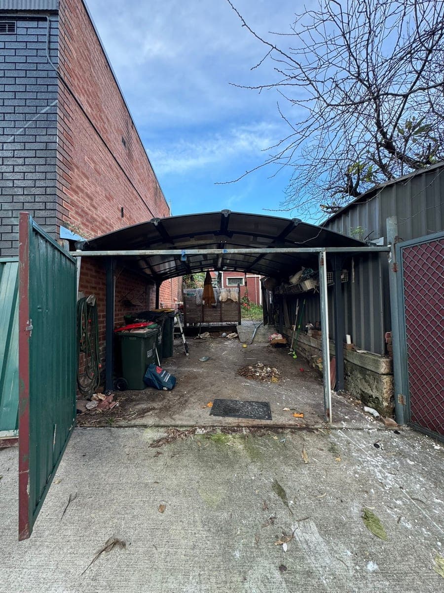 Before - Entry gate transformation