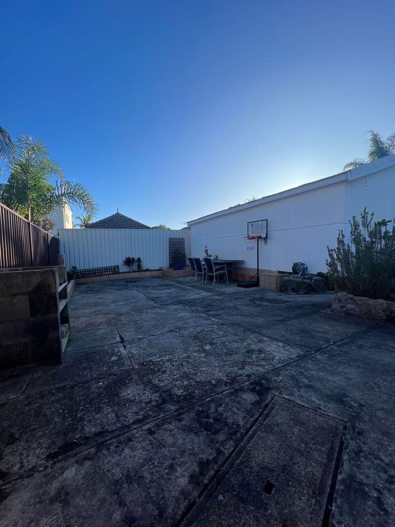 Corner view of the property showing the cohesive design across different areas