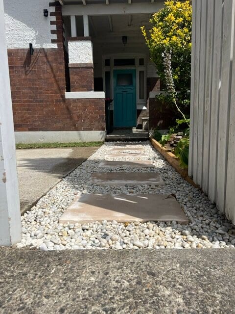 Burwood landscape construction project in Strathfield, Burwood and Canterbury with finishes similar to Belfield homes
