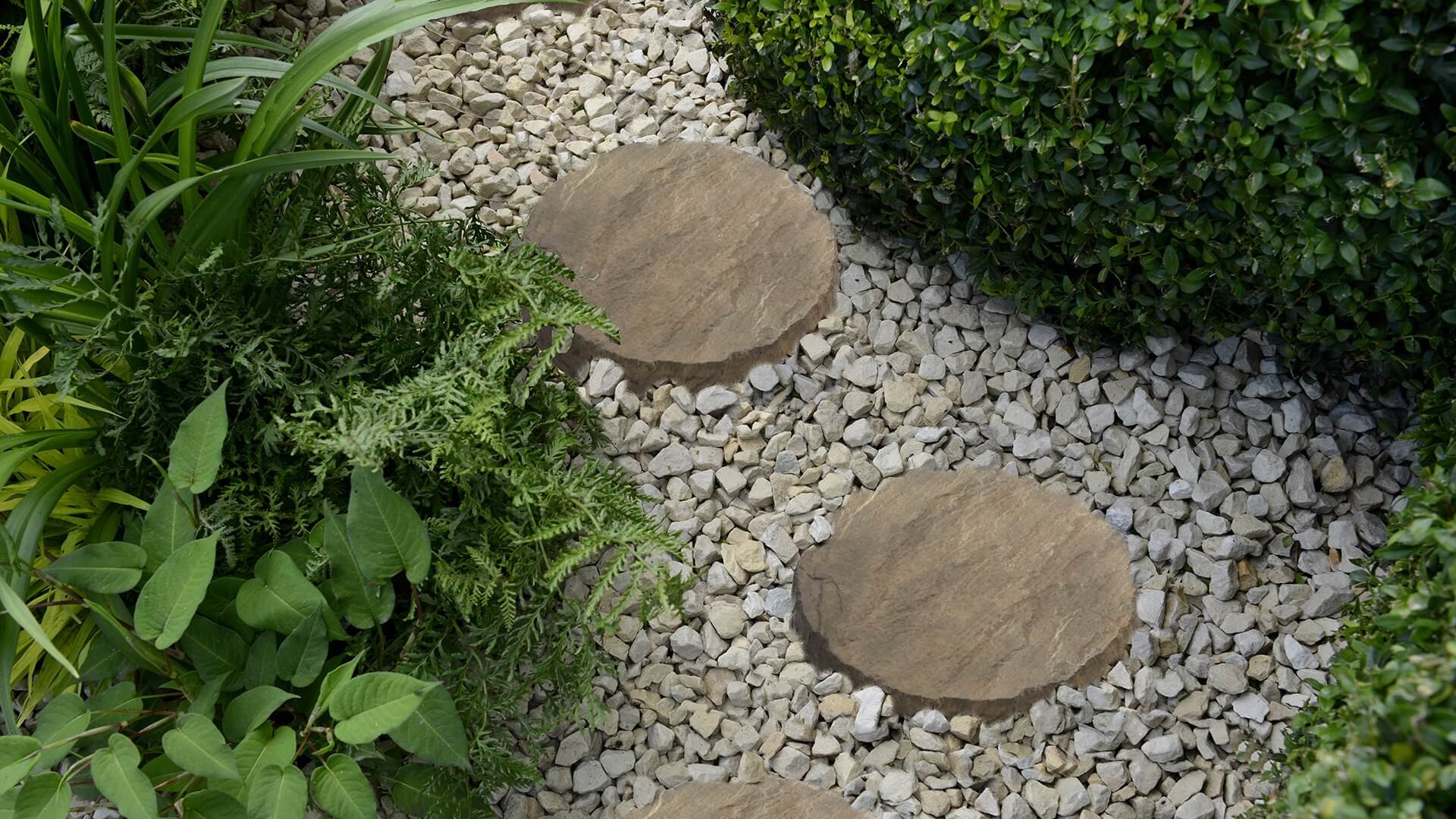 Professional stepping stone pathway in Sydney's Inner West garden