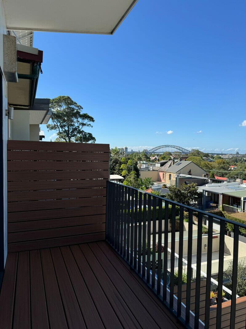 Deck with View in Inner West Sydney