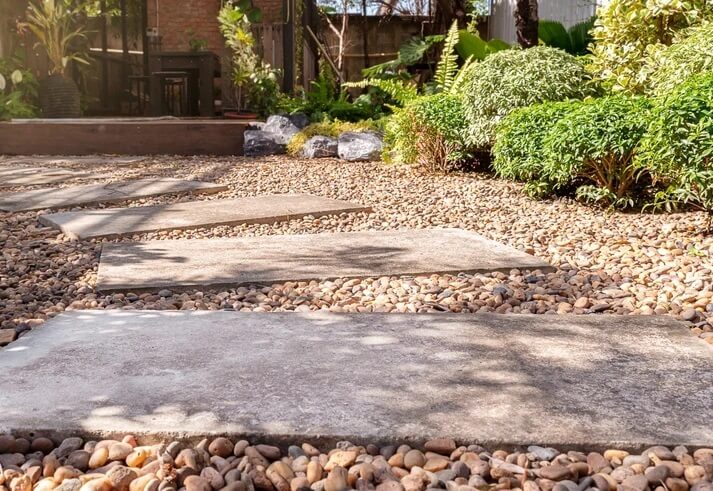 Garden Stepping Stones in Inner West Sydney